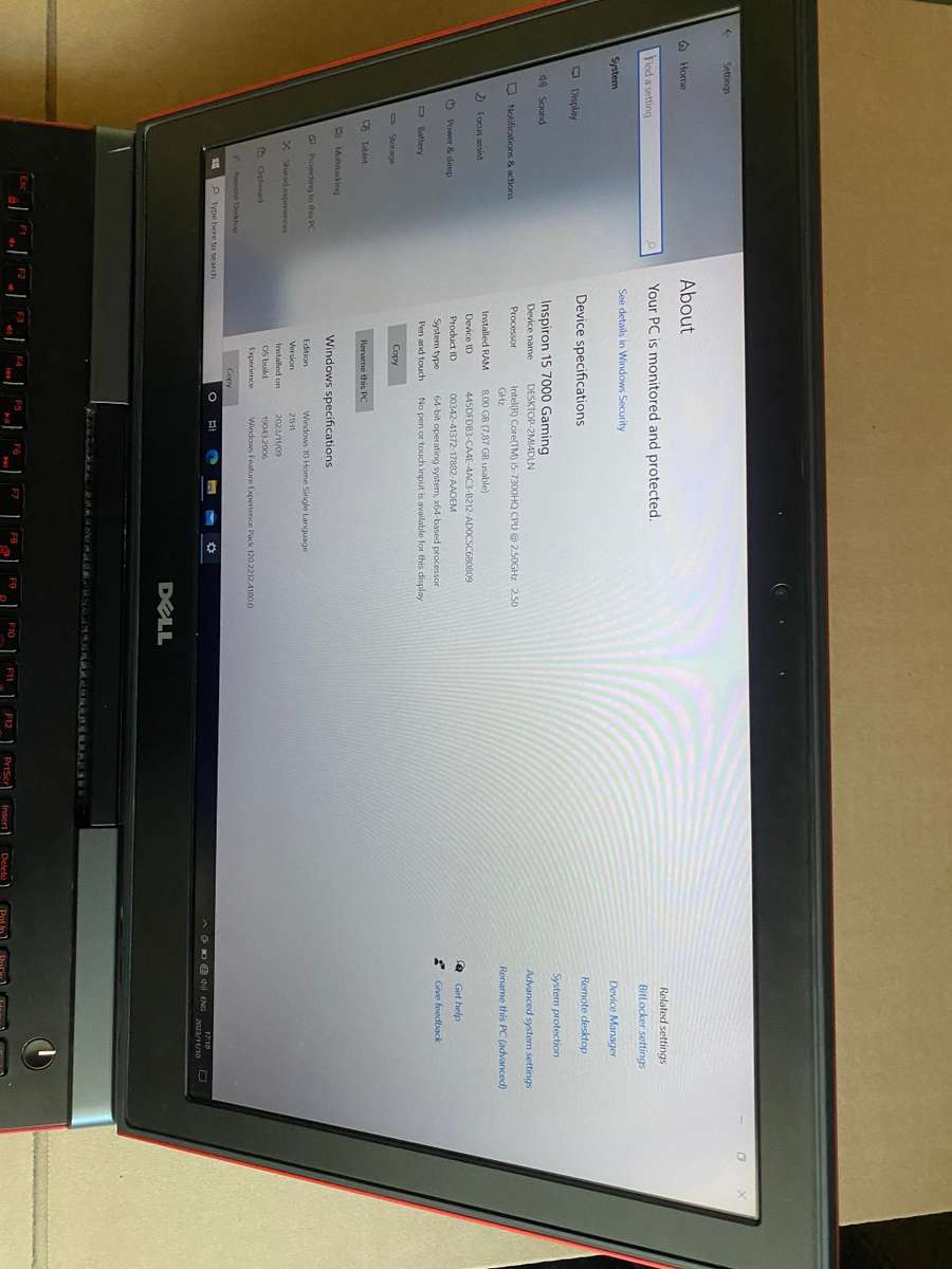 NVIDIA GeForce GTX 1050 with 4GB DELL Inspiron 7567 i7-7300HQ 8GB RAM*1TB HDD* 15.6`*GOOD CONDITION